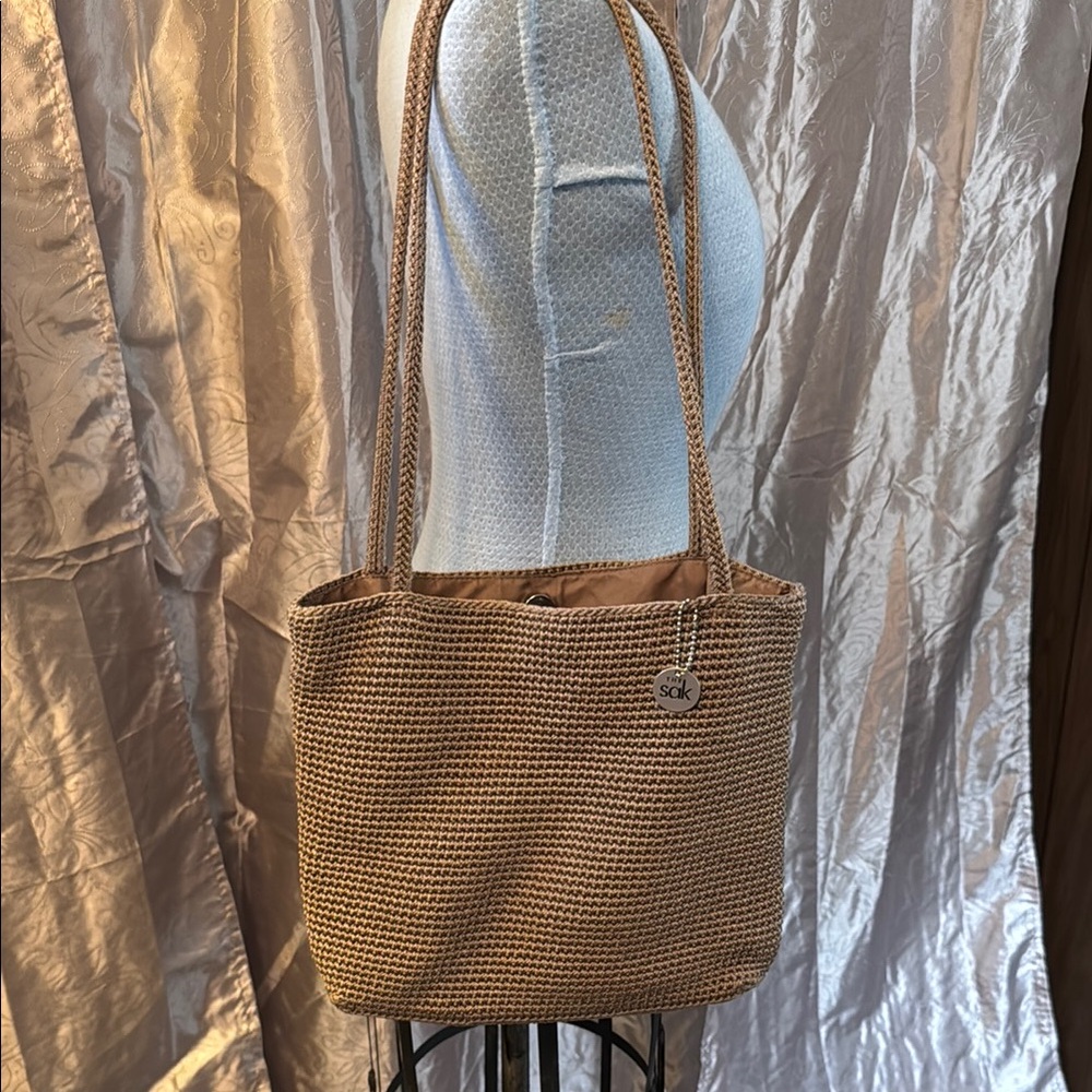 The Sak Tan Shoulder Bag Casual Elegance